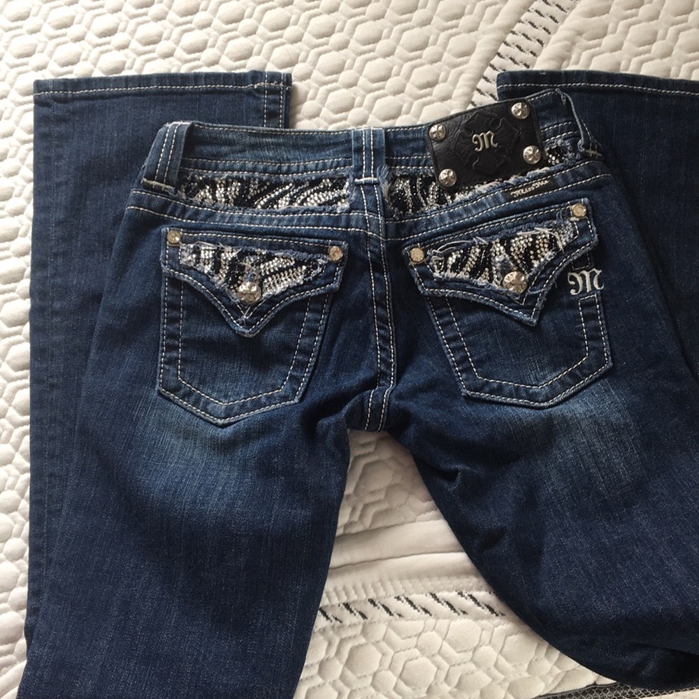 Zebra Miss Me Jeans